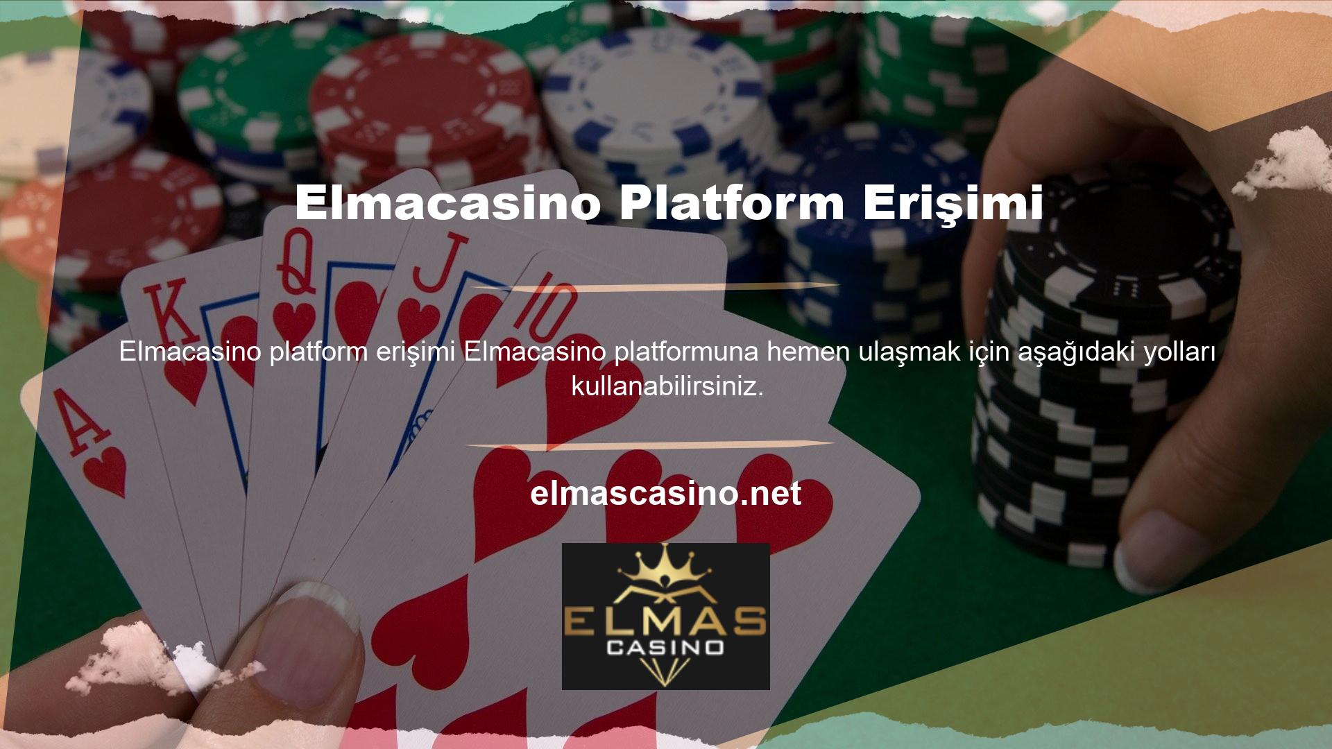 Elmacasino için giriş adresini bulmak için şu yolları kullanabilirsiniz: Sitenin SNS hesabını kontrol edin, Elmacasino giriş adresini Twitter, Instagram, Facebook, YouTube, Whatsapp, Telegram ve daha fazlası gibi tüm sosyal medya sitelerinde görebilirsiniz